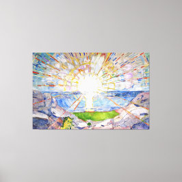 Lienzo Edvard Munch - El Sol