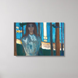 Lienzo Edvard Munch - La voz, Noche de Verano