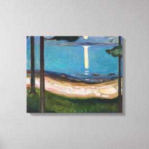 Lienzo Edvard Munch - Luz de luna