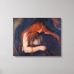 Lienzo Edvard Munch - Vampiro / Amor y Dolor