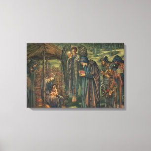 Lienzo Edward Burne-Jones - La estrella de Belén