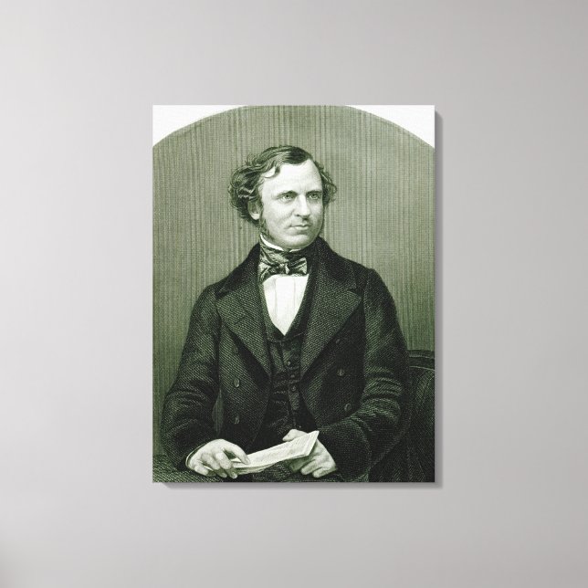 Lienzo Edward Henry Smith Stanley, Lord Stanley (Anverso)