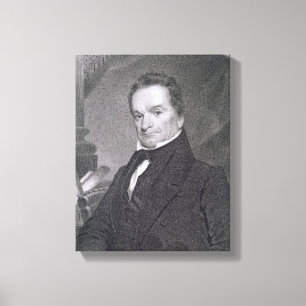 Lienzo Edward Livingston, grabado por Edward Wellmore (fl