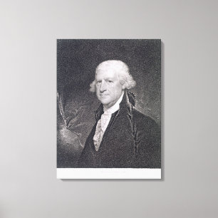 Lienzo Edward Shippen (1729-1806) grabado por el pozo de