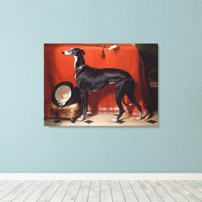 Lienzo Edwin paisajista Un Greyhound favorito del príncip (Insitu (piso de madera))