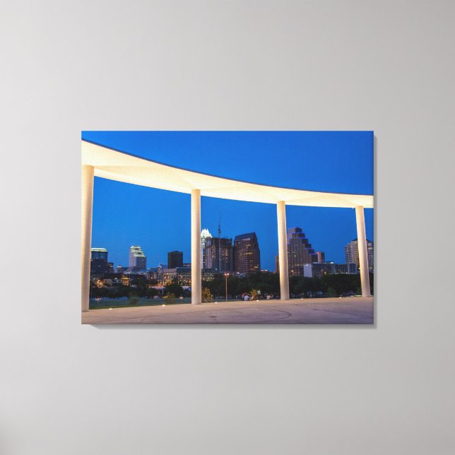 Lienzo EE.UU., Austin, Texas, EE.UU., Texas, Austin (Anverso)