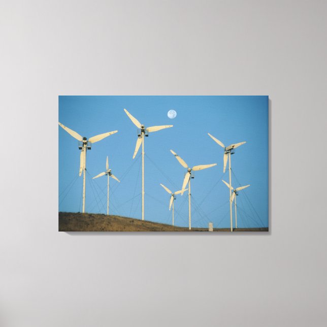 Lienzo EE. UU., California, Altamont Pass, generadores eó (Anverso)
