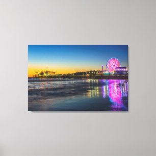 Lienzo EE.UU., California, Los Ángeles, Santa Monica Pie