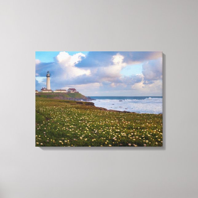 Lienzo EE. UU., California. Panorama de Big Sur 2 (Anverso)