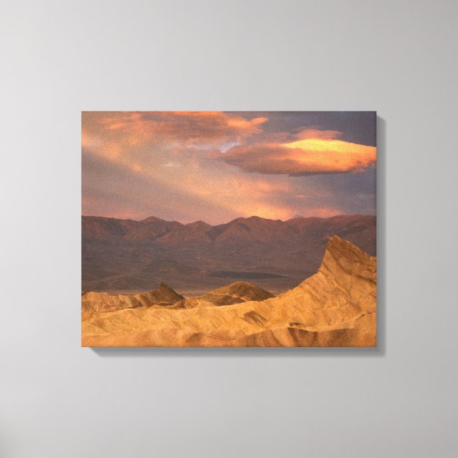 Lienzo EE. UU., California, Parque Nacional Death Valley. (Anverso)