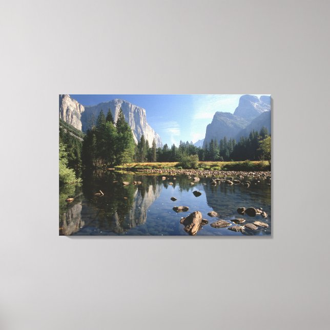 Lienzo EE. UU., California, Parque Nacional Yosemite, (Anverso)