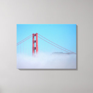 Lienzo EE.UU., California. Puente Golden Gate en la mañan