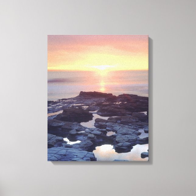 Lienzo EE. UU., California, San Diego. Marea de Sunset Cl (Anverso)