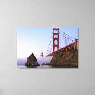 Lienzo EE. UU., California, San Francisco. Golden Gate 3