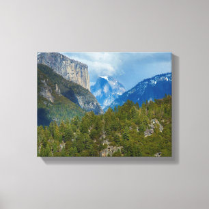 Lienzo EE. UU., California. Vista de Half Dome en Yosemit