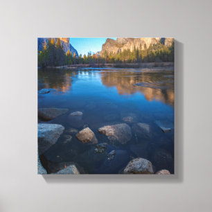 Lienzo EE. UU., California. Vista del valle de Yosemite 2
