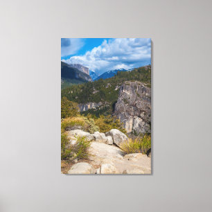 Lienzo EE. UU., California. Vista del valle de Yosemite 2