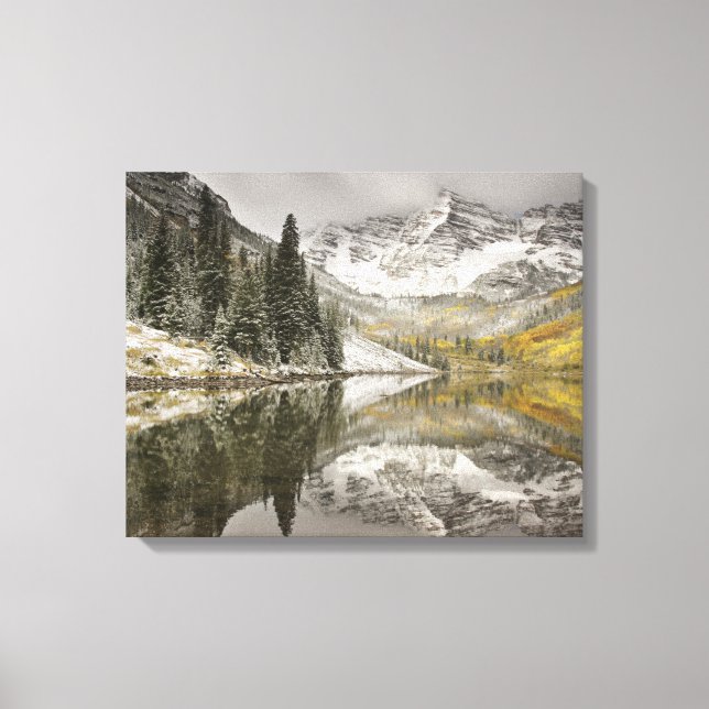 Lienzo EE. UU., Colorado, Bosque Nacional White River, (Anverso)