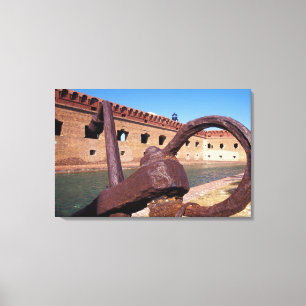 Lienzo EE. UU., FL, Florida Keys, Fort Jefferson, 1846,