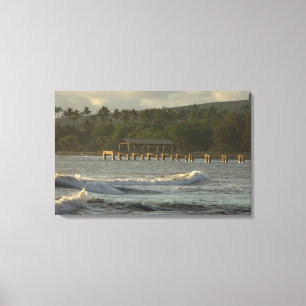 Lienzo EE. UU., Hawái, Kauai, costa suroeste, cerca