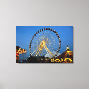 Lienzo EE.UU., Illinois, Chicago, Cityscapes, Luz