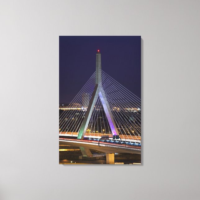 Lienzo EE. UU., Massachusetts, Boston. Leonard Zakim (Anverso)