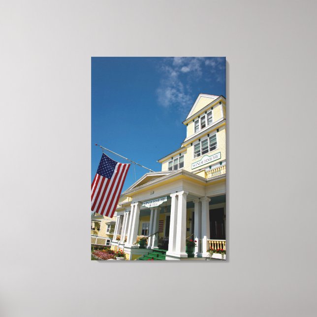 Lienzo EE. UU., Michigan, Isla Mackinac (Anverso)