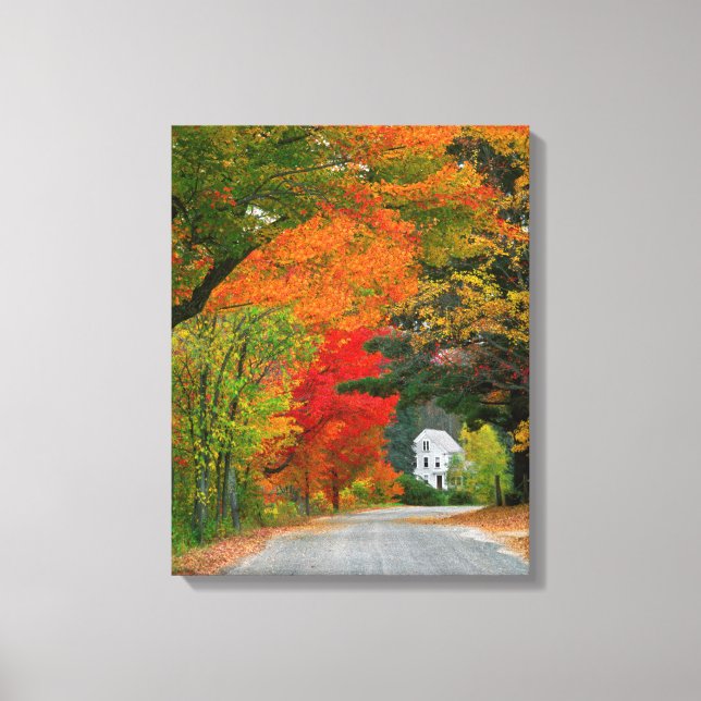 Lienzo EE. UU., Nueva Inglaterra, New Hampshire, Andover (Anverso)