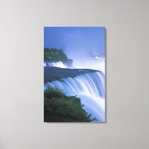 Lienzo EE. UU., Nueva York, Cataratas del Niágara. Americ
