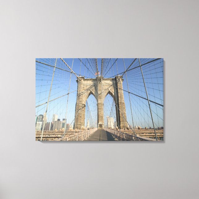 Lienzo EE. UU., Nueva York, Ciudad de Nueva York, Brookly (Anverso)