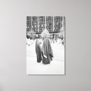 Lienzo EE. UU., NUEVA YORK: Monjas de la ciudad de Nueva 