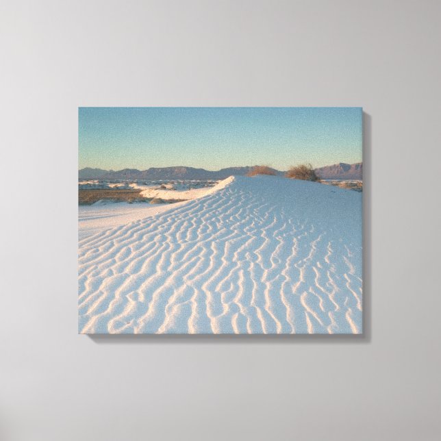 Lienzo EE. UU., Nuevo México, White Sands National (Anverso)