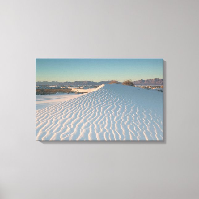 Lienzo EE. UU., Nuevo México, White Sands National (Anverso)