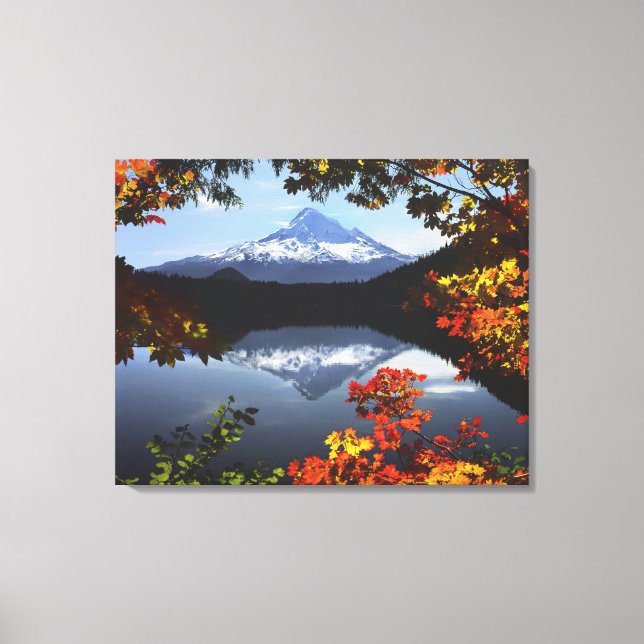 Lienzo EE. UU., Oregón, Bosque Nacional Mt. Hood. (Anverso)