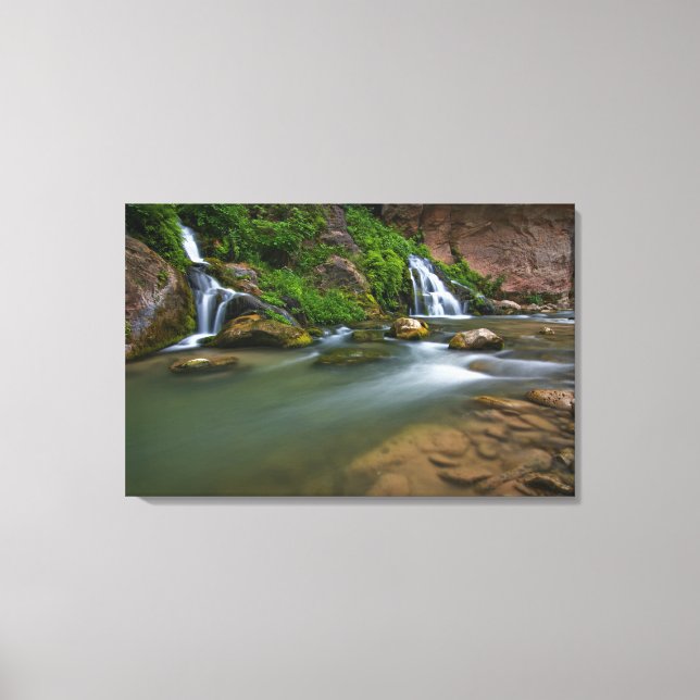 Lienzo EE. UU., Utah, Parque Nacional Zion. La Virgen (Anverso)