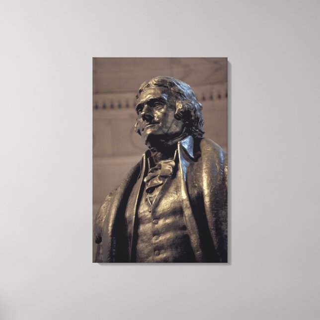 Lienzo EE. UU., Washington D.C. Monumento a Thomas Jeffer (Anverso)