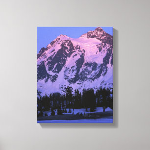 Lienzo EE. UU., Washington, Mt. Shuskan en North Cascades