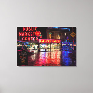 Lienzo EE.UU., Washington, Seattle, Pike Place Market