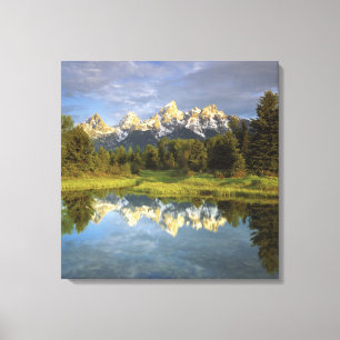 Lienzo EE.UU., Wyoming, Parque Nacional Grand Teton. Gran