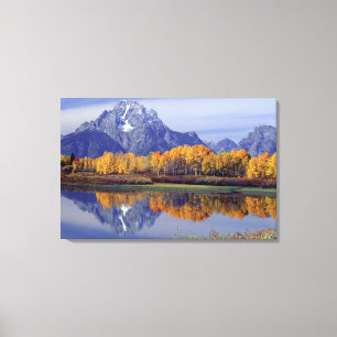Lienzo EE. UU., Wyoming, Parque Nacional Grand Teton. Mon