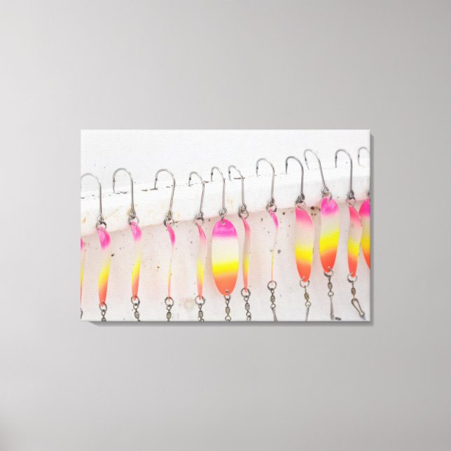 Lienzo EEUU, Alaska, Hoonah. Pesca comercial de salmón (Anverso)