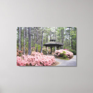 Lienzo EEUU, Georgia, Montaña Pina. Un cenador entre