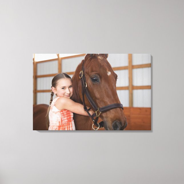 Lienzo EEUU, Illinois, Metamora, retrato de sonrisa (Anverso)