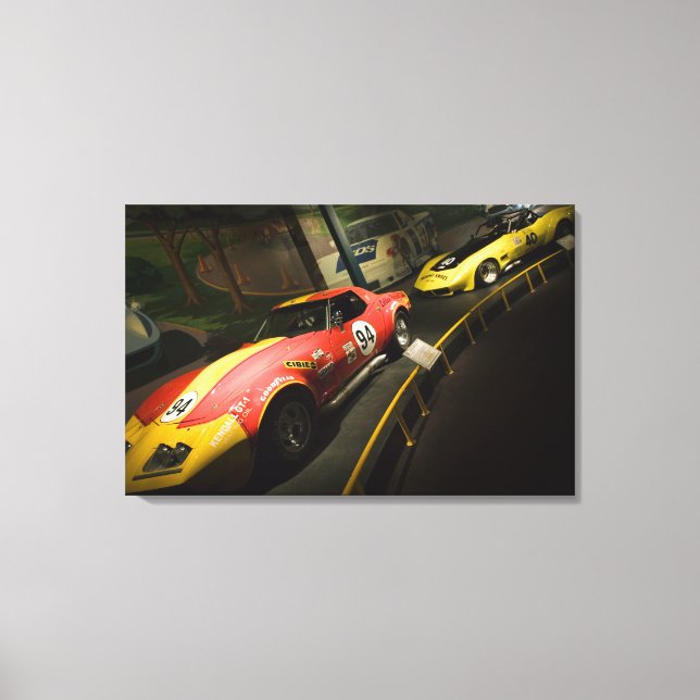 Lienzo EEUU, Kentucky, Bowling Green: Corvette nacional 4 (Anverso)