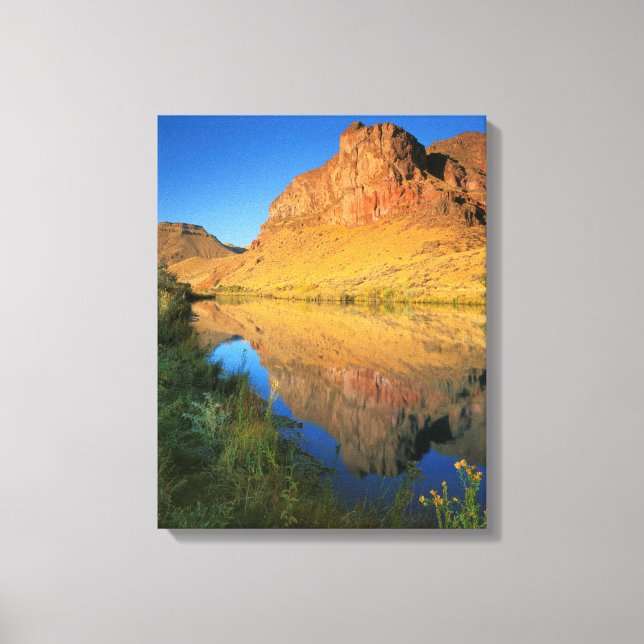 Lienzo EEUU, Oregón, Cañón del río Owyhee (Anverso)