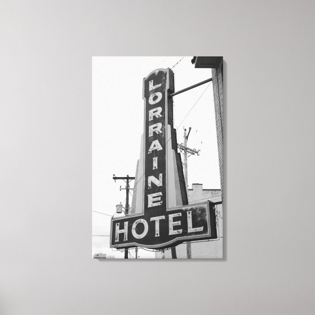 Lienzo EEUU, Tennessee, Memphis: Derechos Civiles Naciona (Anverso)