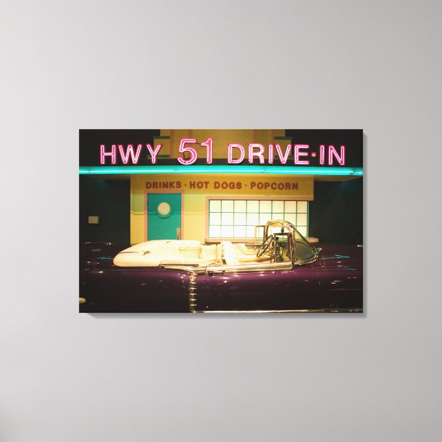 Lienzo EEUU, Tennessee, Memphis: Elvis Presley (Anverso)