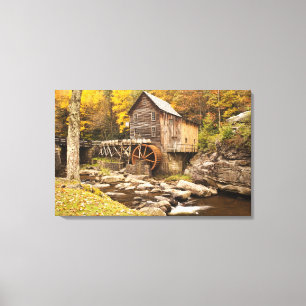 Lienzo EEUU, Virginia Occidental, Clifftop. Estado de Bab