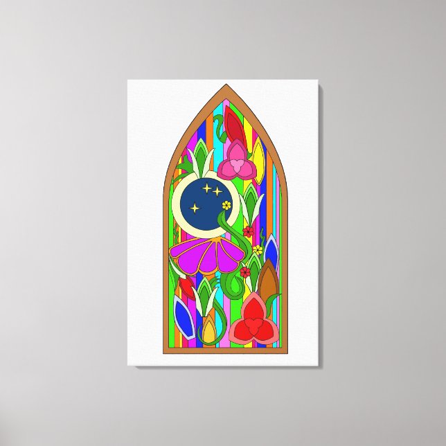 Lienzo Efecto de vidrio contenido (Anverso)