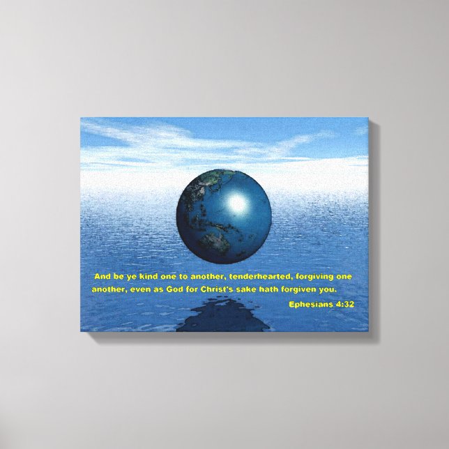 Lienzo Efesios 4:32 (Anverso)